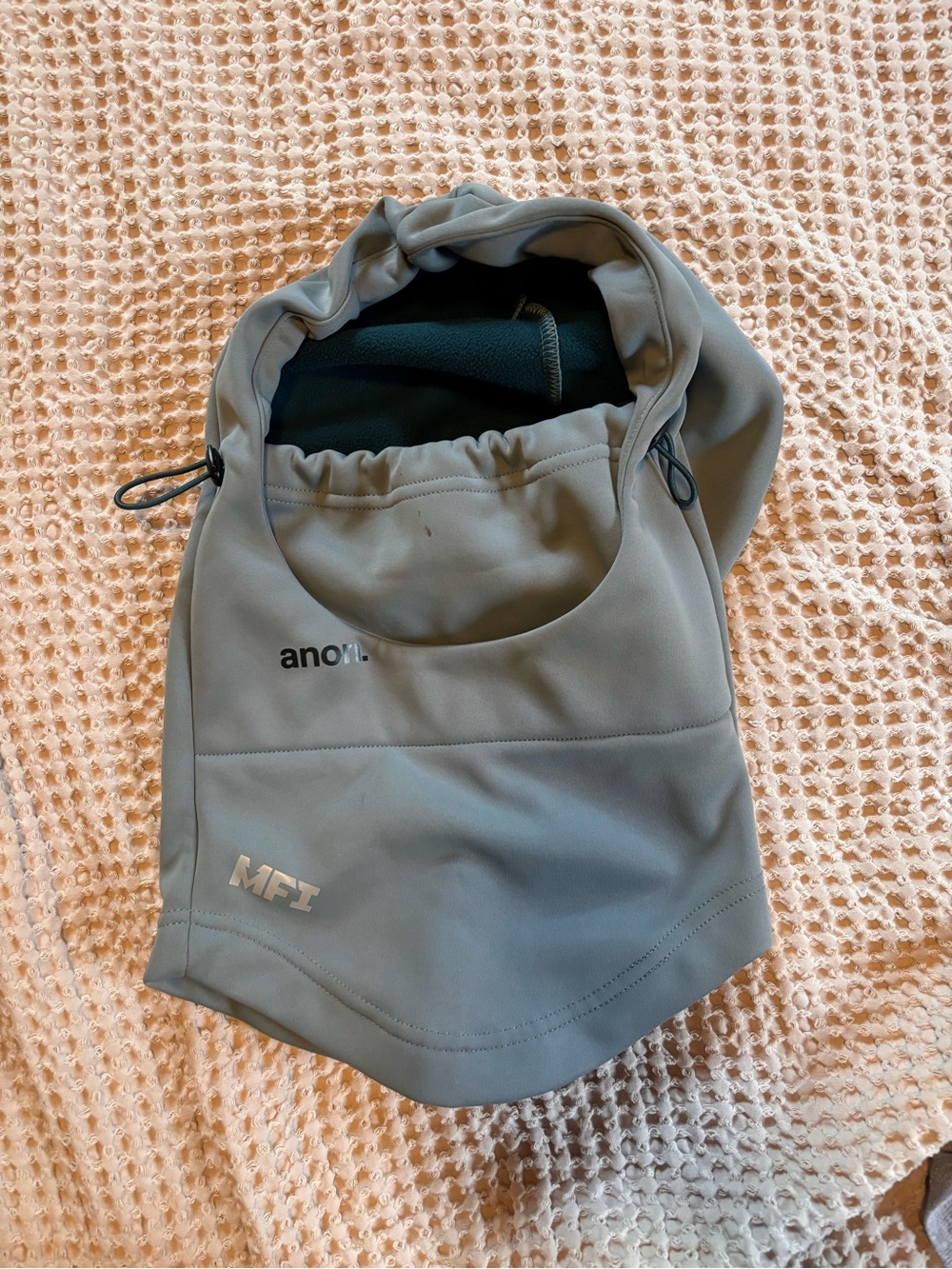 MFI Men's Neck Gaiter Hood - Slate Gray
